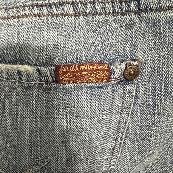 7 For All Mankind Blue Jeans - Picture 3 of 5